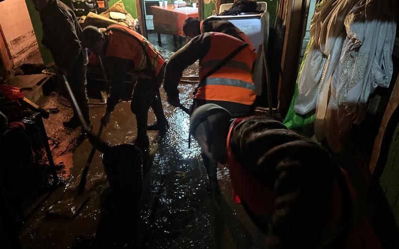 Ejército de Guatemala en apresto durante la temporada de lluvias.