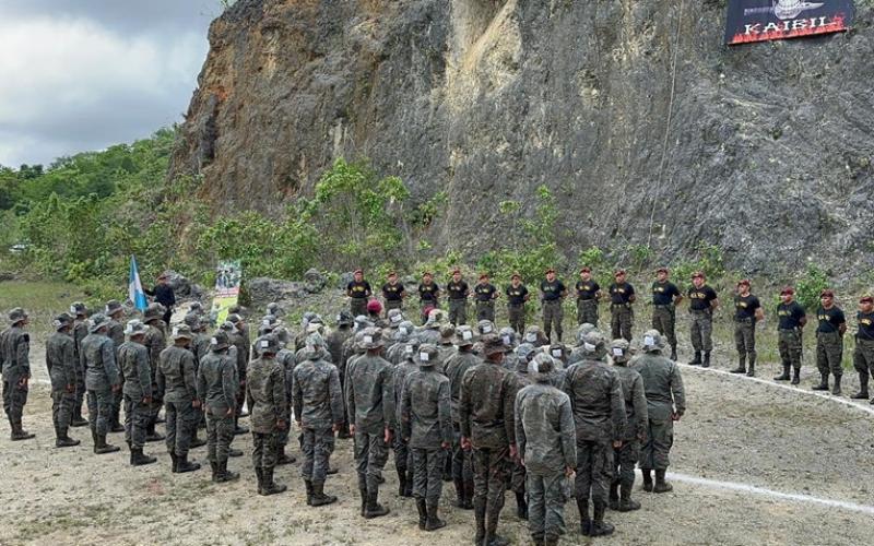 Ejército de Guatemala inauguró Curso Kaibil para Especialistas y Tropa.