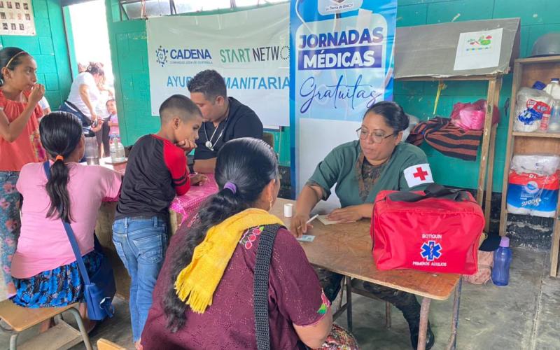 Ejército de Guatemala desarrolló jornada médica en el departamento de Izabal.