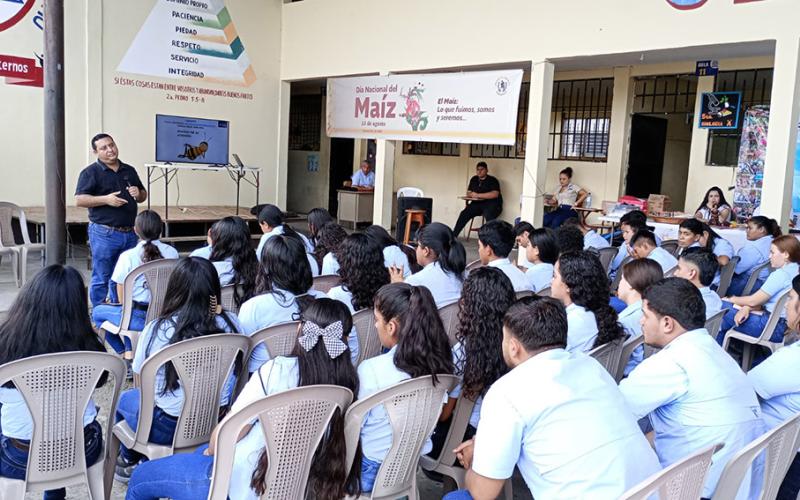 Petén: Escolares aprenden sobre el rol clave del maíz en la actualidad