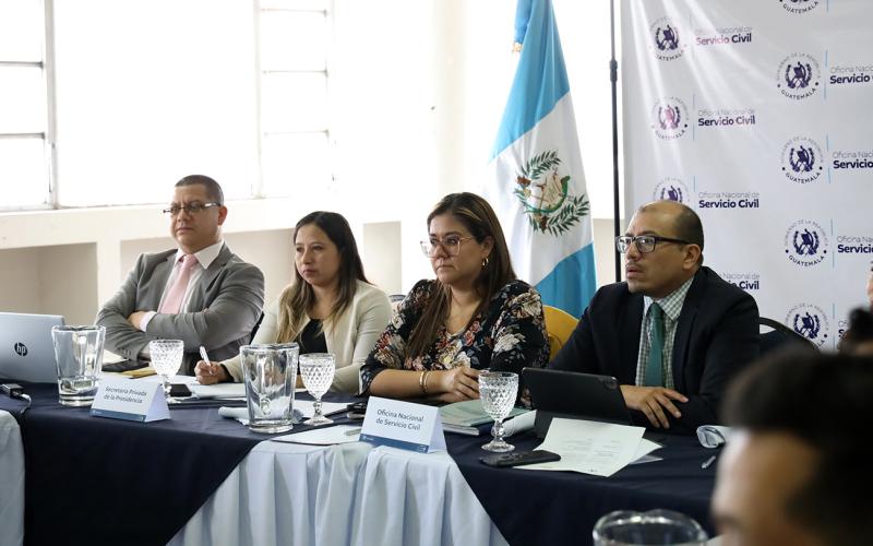 La sesión de trabajo se llevó a cabo en la sede central de la ONSEC.