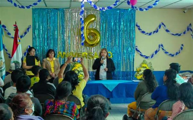 La sede de Medidas Socioeducativas de Quetzaltenango cumplió 6 años al servicio de la población