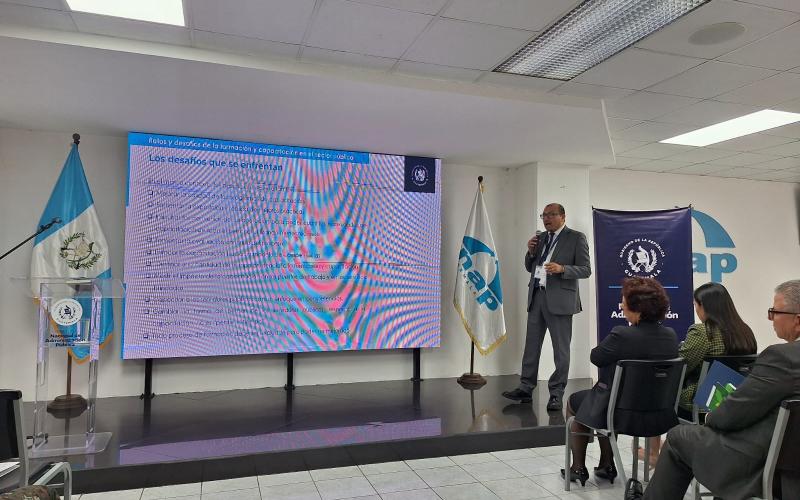 El evento fue realizado en la sede del INAP