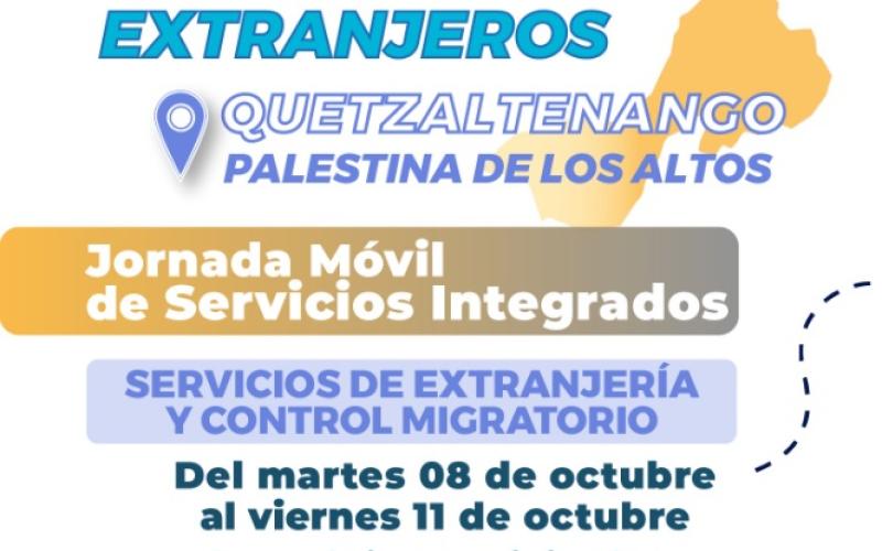 Palestina de los Altos, Quetzaltenango, tendrá jornada de servicios integrados