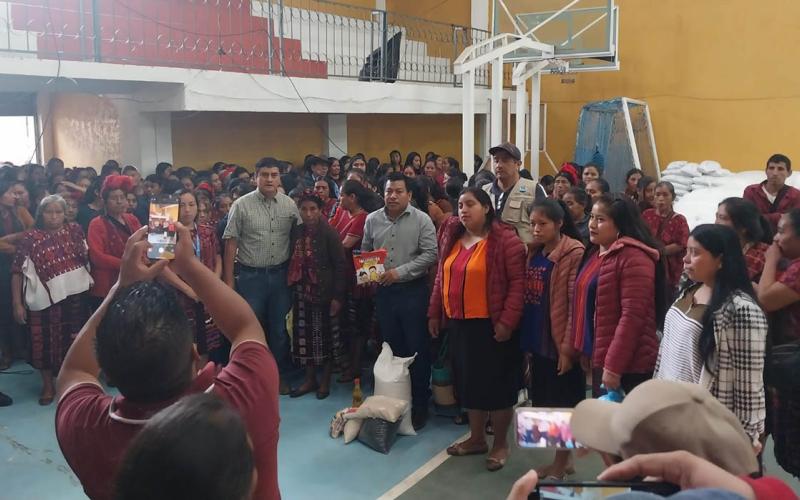 Entregan alimentos en Huehuetenango a familias en Inseguridad Alimentaria y Nutricional