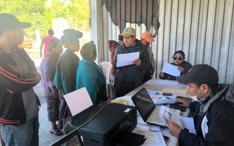 Bono Campesino llega a Coatepeque y Zunil para fortalecer la producción local