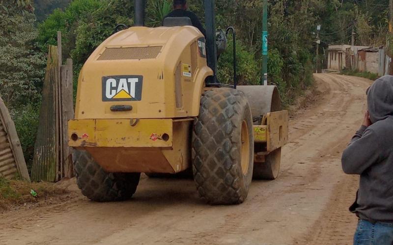 Zona Vial 1 inició trabajos de reconfirmación de camino de terracería 