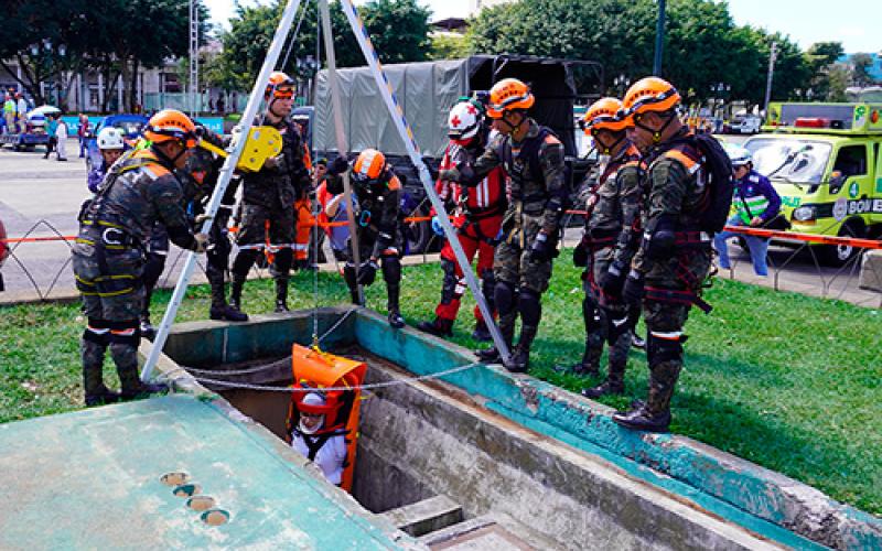Ejército de Guatemala participa en Macro Simulacro Municipal 2025