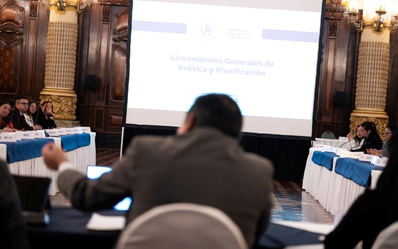 Lineamientos fueron presentados en mesa de alto nivel dirigida por el secretario de Planificación, Carlos Mendoza.