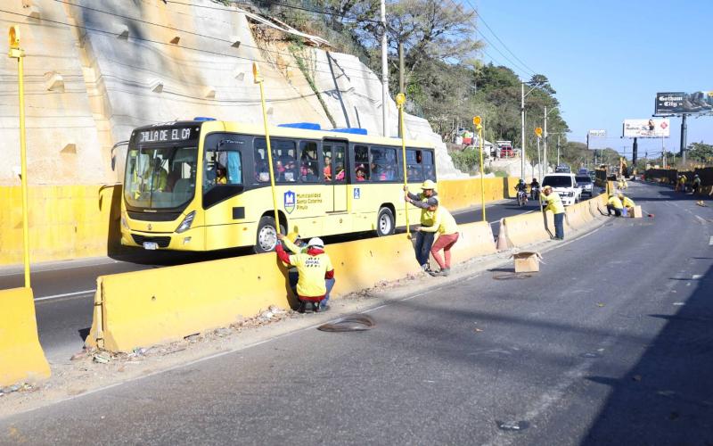 Nuevo puente facilita el tránsito hacia la Ciudad Capital y mejora la movilidad en el km. 11.5 a Oriente 