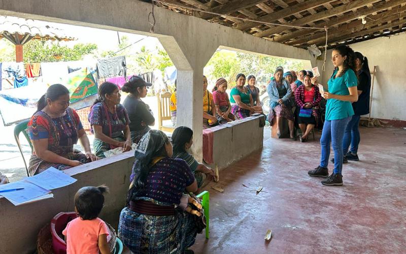 Mujeres promoverán la producción y el consumo de alimentos nutritivos en Baja Verapaz