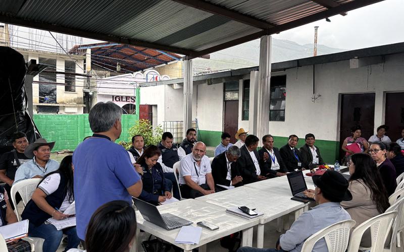 Gobierno refuerza la coordinación interinstitucional para implementar agendas territoriales en Uspantán, Sacapulas y Chichicastenango