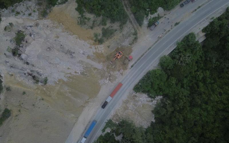 CIV define plan técnico para estabilizar talud en km 61 de la CA-9 Norte