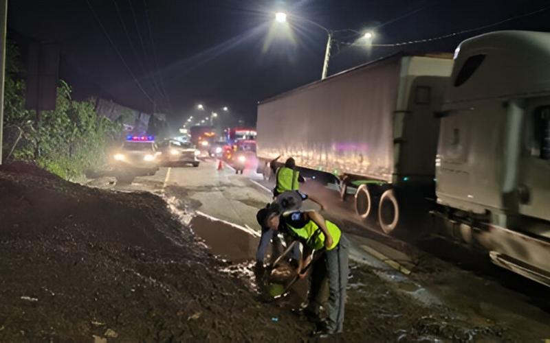 Cuando la tierra se mueve, PROVIAL no se detiene: así se trabaja en las carreteras del país