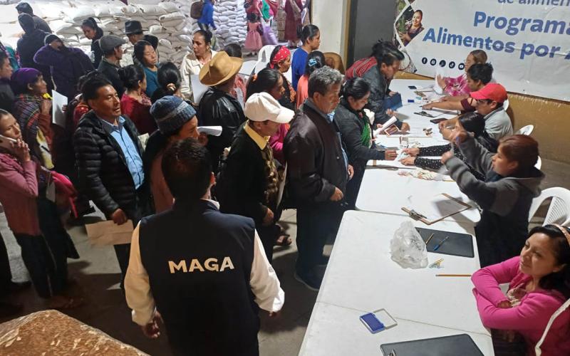 APA realiza entregas simultáneas de asistencia alimentaria
