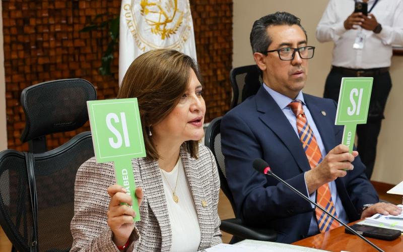 Integrantes del Conabed se reúnen en el Minfin 