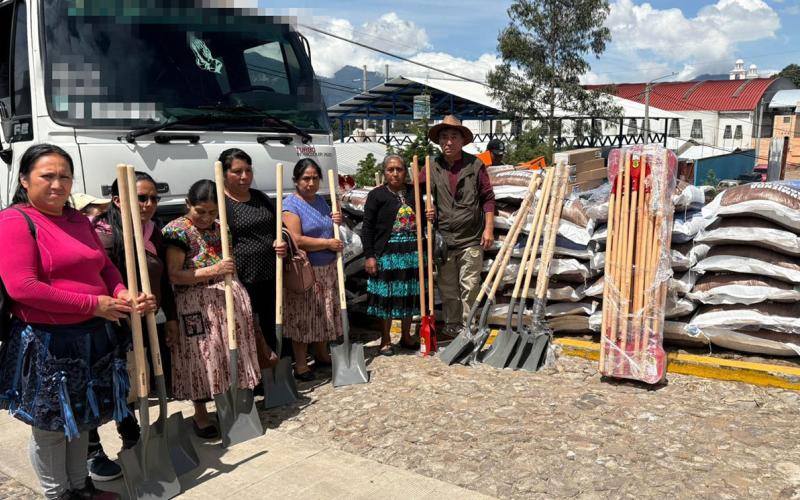 Entrega de herramientas fortalecerá sistemas agroforestales de cultivos anuales