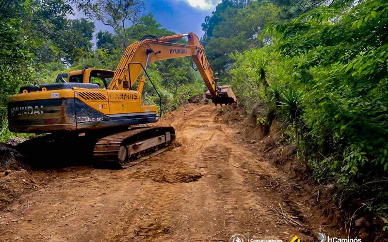 Caminos reporta avances en construcción de ruta alterna a San Juan del Obispo
