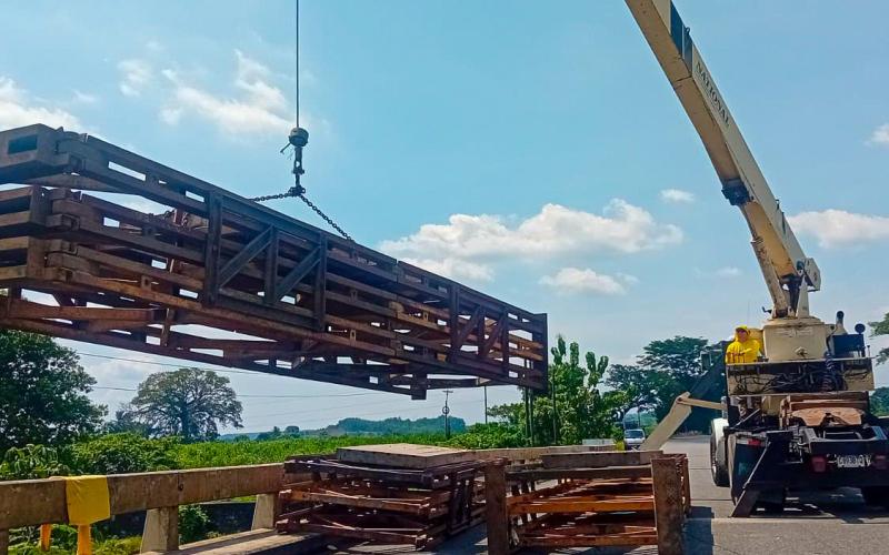 Se ponen en marcha las obras de reparación en el puente Mocá