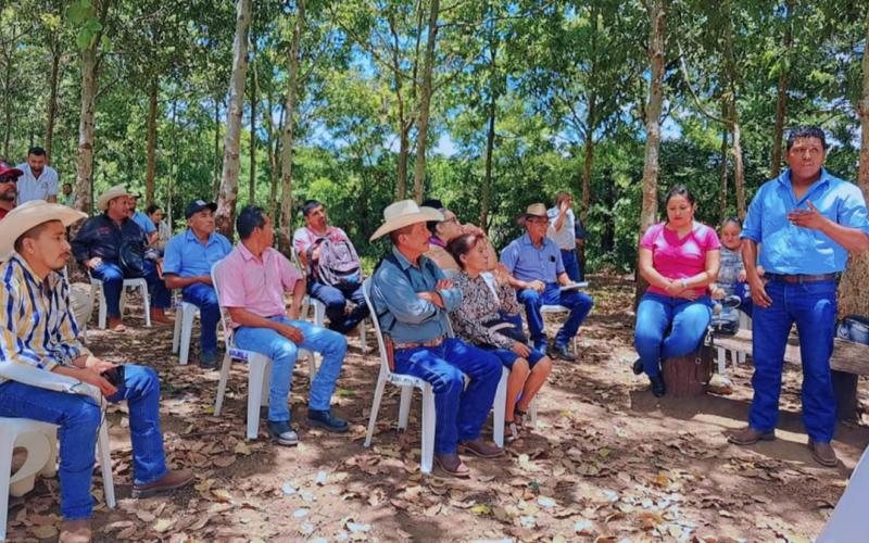 Trabajando en el territorio con productores de Jutiapa