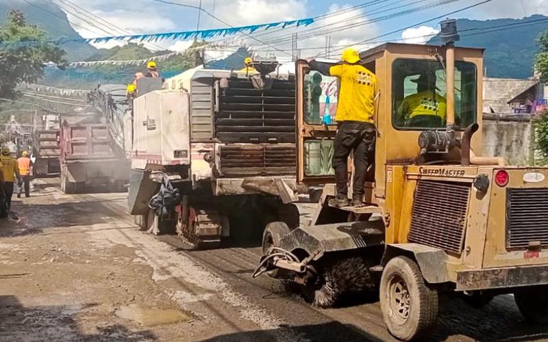 Avanzan trabajos en La Mesilla, Huehuetenango