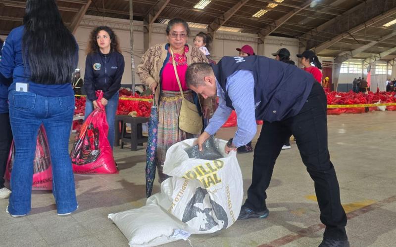 Inicia entrega de raciones alimentarias por inseguridad alimentaria en Quetzaltenango