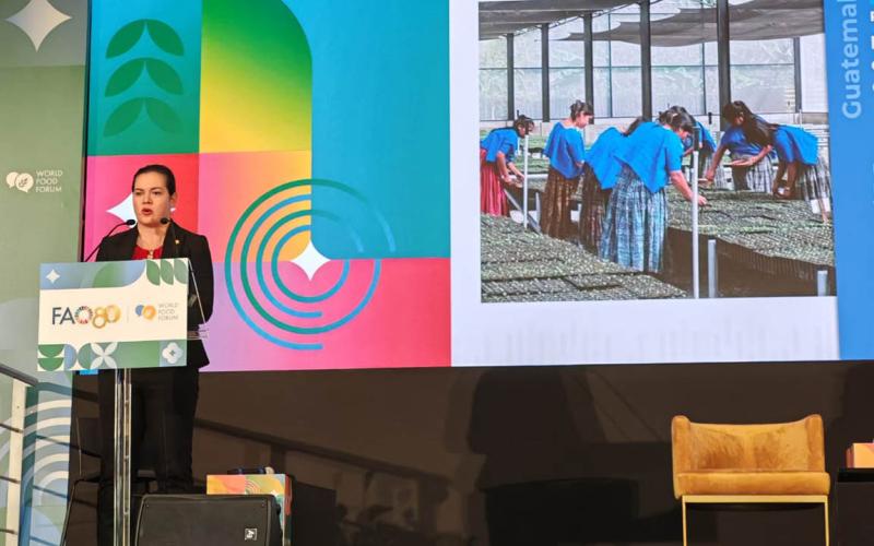 Ministra Rivera Dávila presenta programas de inversión en Roma