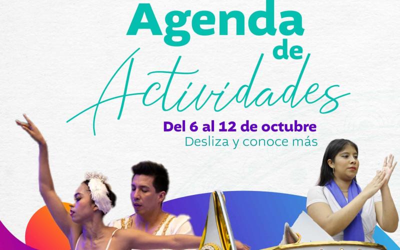 Agenda cultural 6 al 12 de octubre