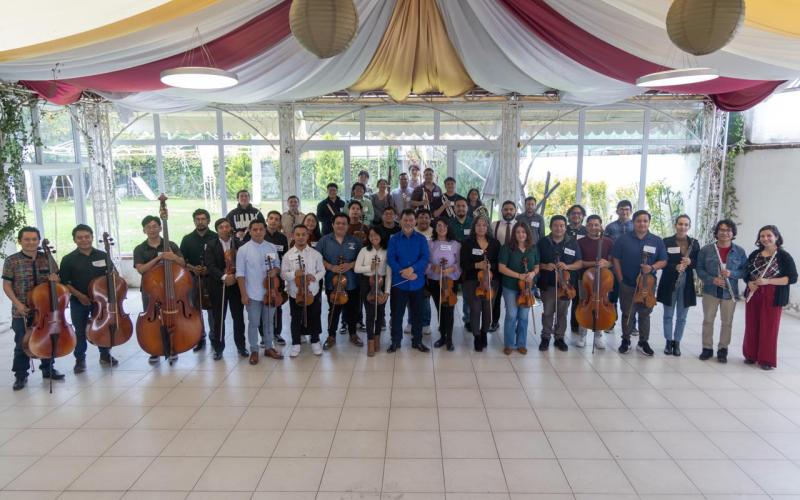 Histórico primer ensayo de la Orquesta Sinfónica Regional de Occidente