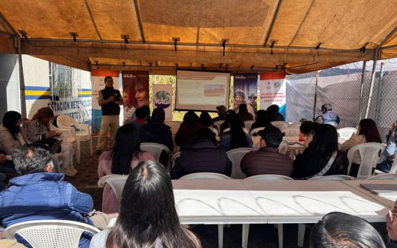 INSIVUMEH clausura diplomado sobre Sistemas de Alerta Temprana para fortalecer la resiliencia agrícola en el Altiplano