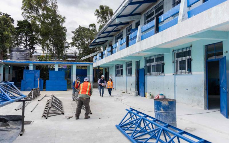 Remozamiento del Centro Educativo EOUM No. 841 El Paraíso 1