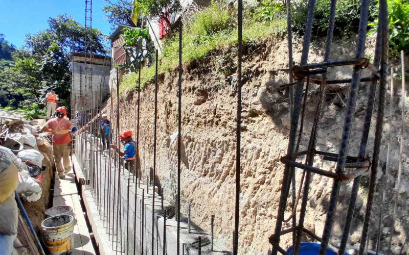 Udevipo impulsa obras que brindan mayor seguridad a cientos de familias en la zona 7