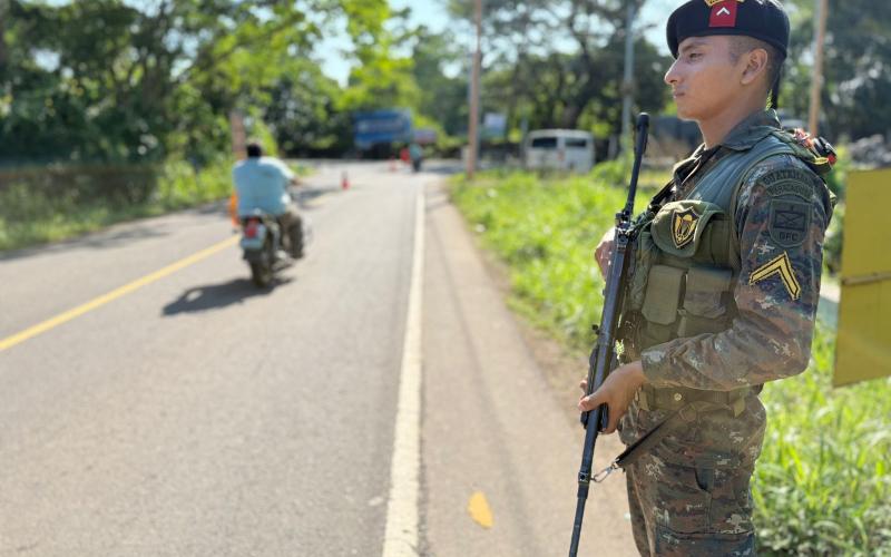 Ejército de Guatemala refuerza la seguridad en el departamento de Retalhuleu.
