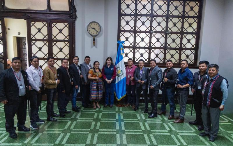 48 Cantones de Totonicapán se reúnen con ministra de Cultura y Deportes, Liwy Grazioso