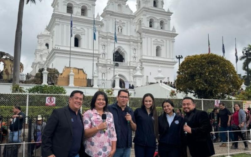RADIO TGW HACIENDO HISTORIA DESDE LA BASÍLICA DEL SANTO CRISTO DE ESQUIPULAS