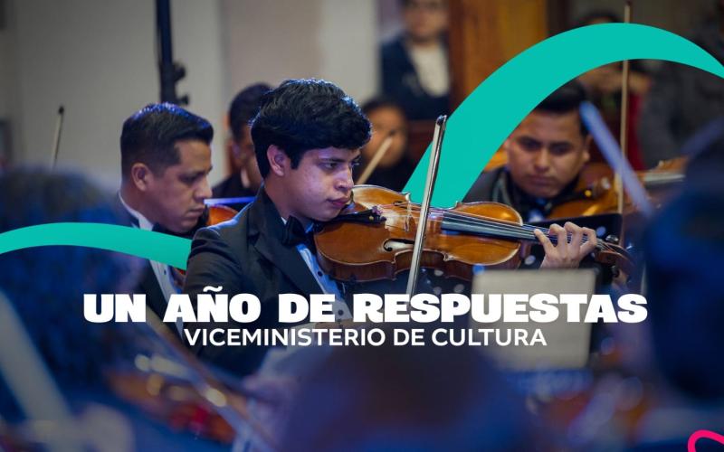 Un año de respuestas: Viceministerio de Cultura