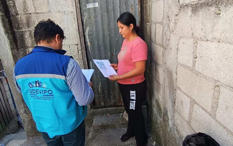 Evaluaciones de riesgo abren camino a la certeza jurídica para familias en asentamientos de Villa Nueva y la capital