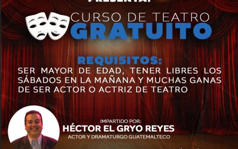 Radio TGW lanza curso gratuito de teatro con el dramaturgo Héctor El Gryo Reyes