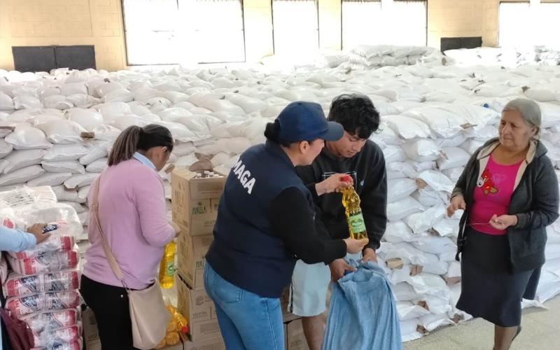 Alimentos llegan a más de 11 mil familias en situación de inseguridad alimentaria