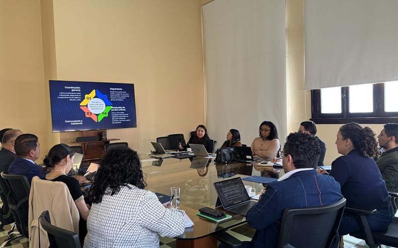 Organismo Ejecutivo instala Mesa Técnica del Pilar de Transformación Institucional