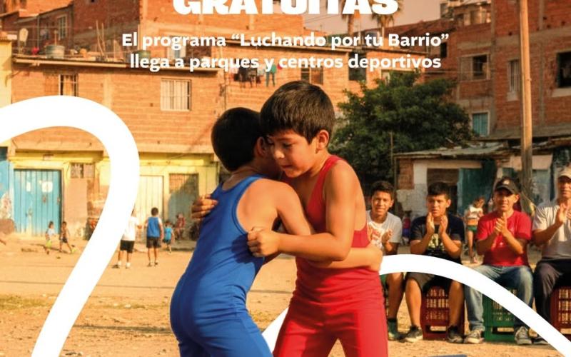 ¡La lucha olímpica llega a tu barrio!