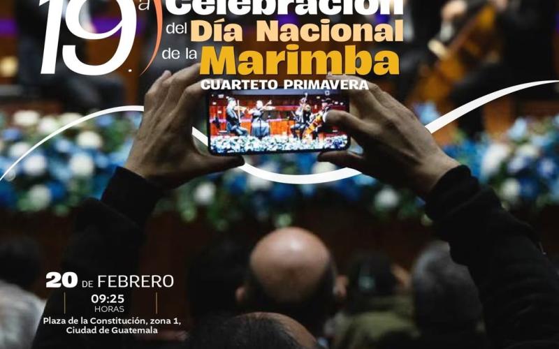El Cuarteto Primavera se une a la 19.ª celebración del Día Nacional de la Marimba
