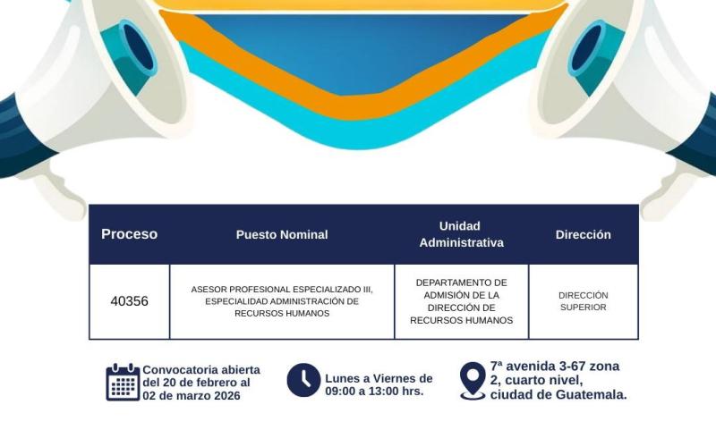 Sé parte de nuestro equipo y aplica a la convocatoria externa