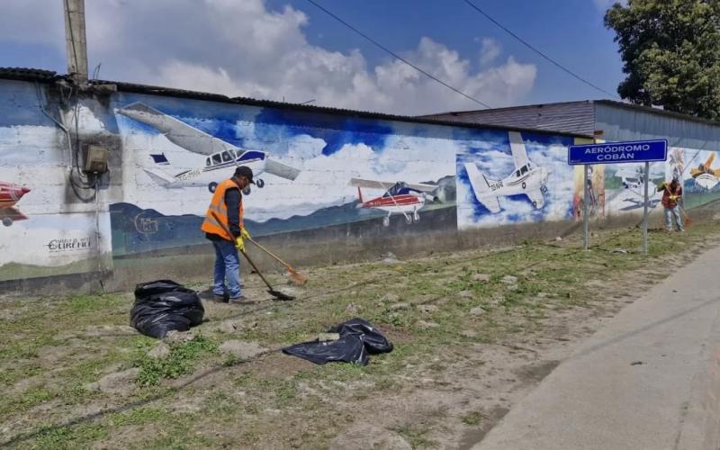 Aeródromo de Cobán optimiza servicios y refuerza seguridad para beneficio de toda la población