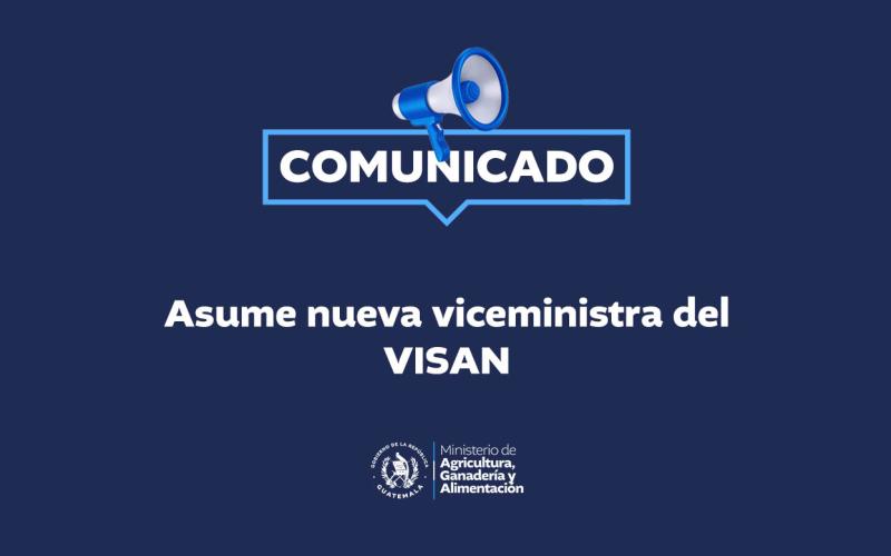 Asume nueva viceministra del VISAN