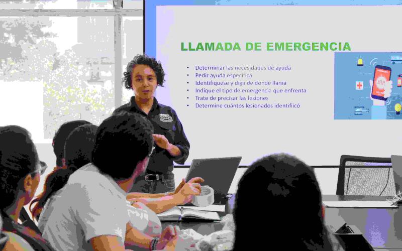Fortaleciendo la capacidad de respuesta de la Udevipo en primeros auxilios y atención psicológica en emergencias