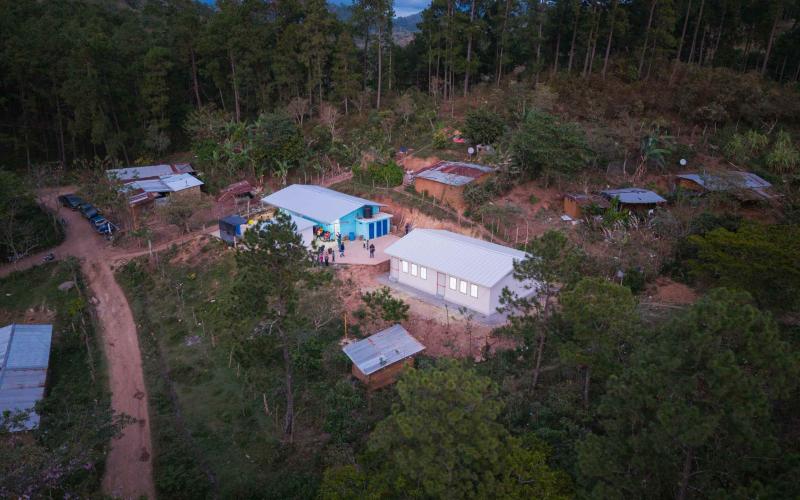 Colocan módulo educativo en Camotán, Chiquimula