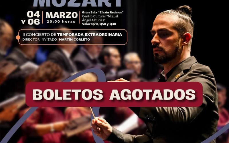 Boletos agotados para las presentaciones del Réquiem de Mozart