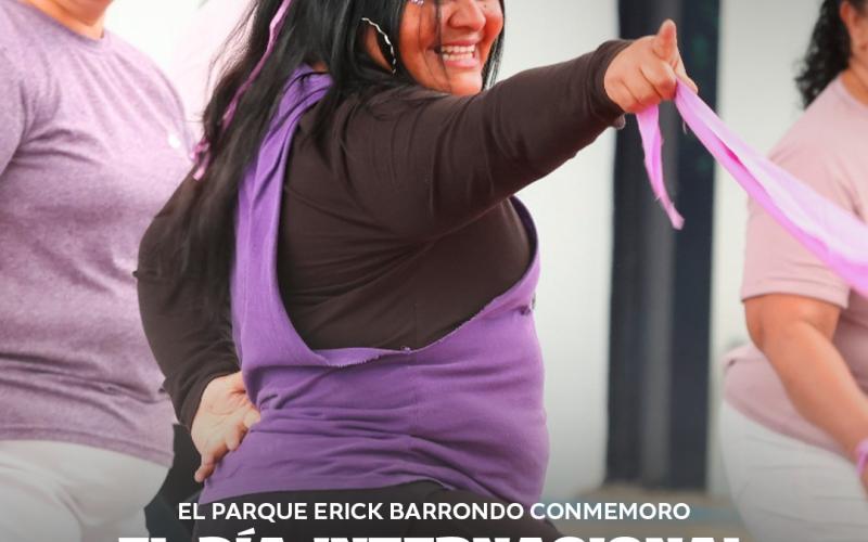 El Parque Erick Barrondo conmemoró el Día Internacional de la Mujer