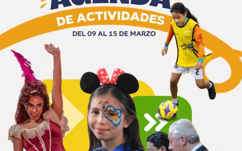 Agenda de actividades del 09 al 15 de marzo